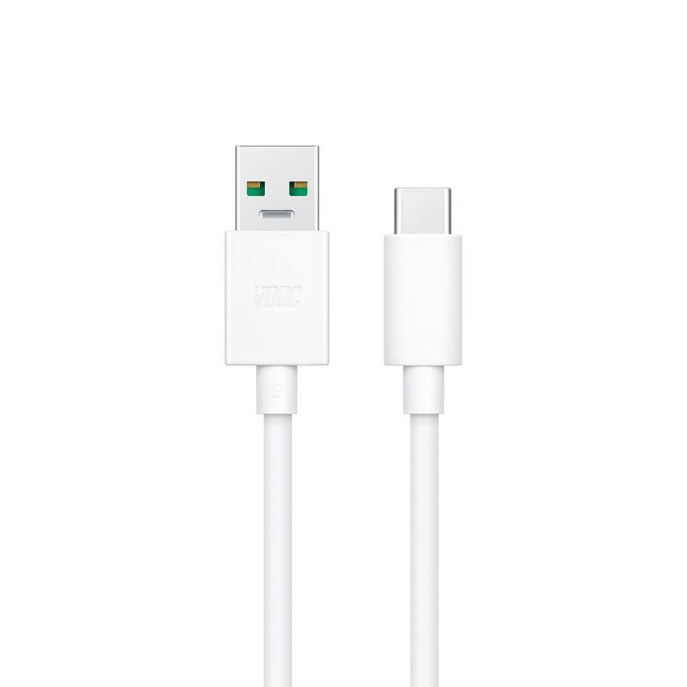 (Cable Only) Original OPPO VOOC UK Three Pin 4A Fast Adapter Charger AK779GB USB C D287 Cable